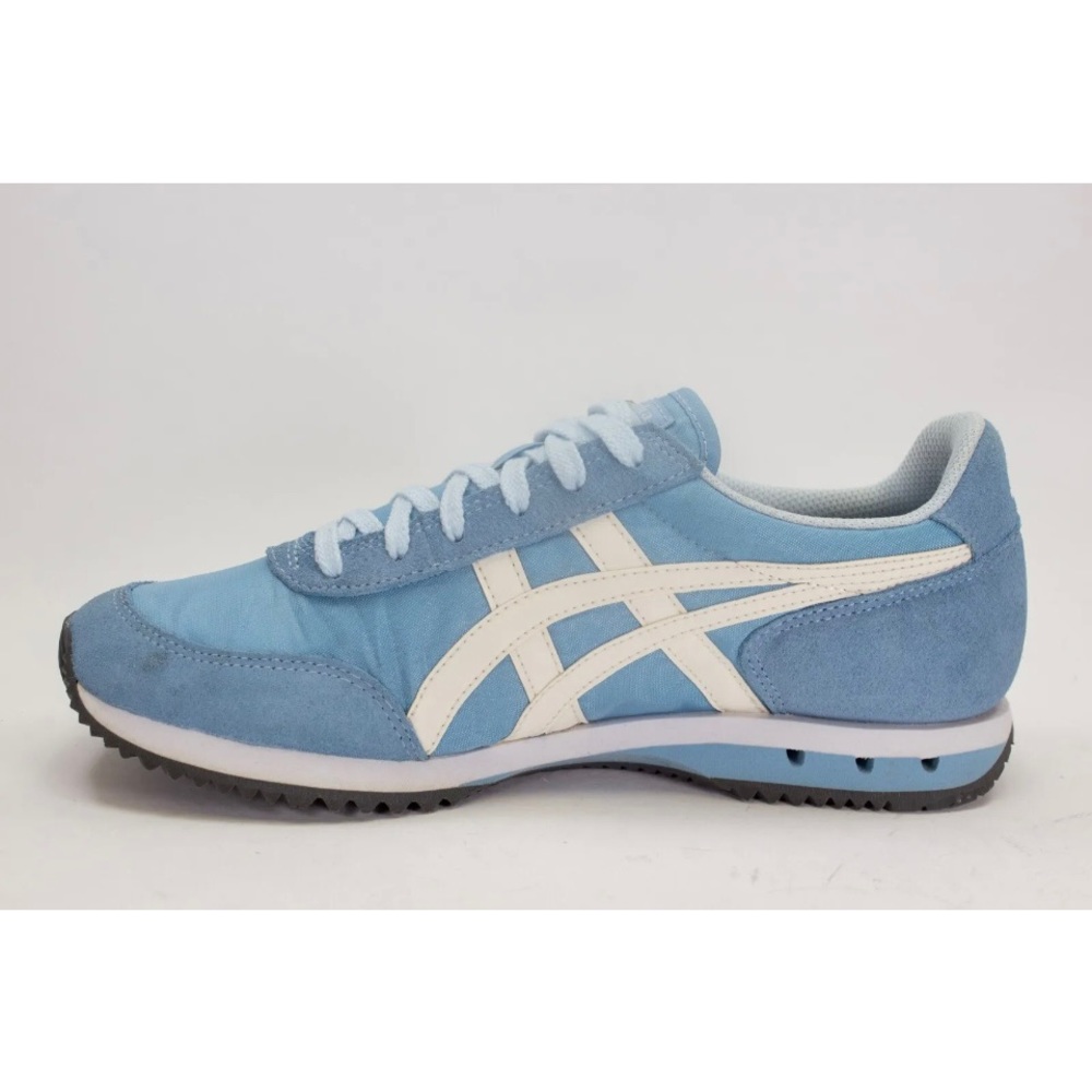 Onitsuka Tiger by Asics Light Blue and White Retro Runner Sneakers - Picture 6 of 12